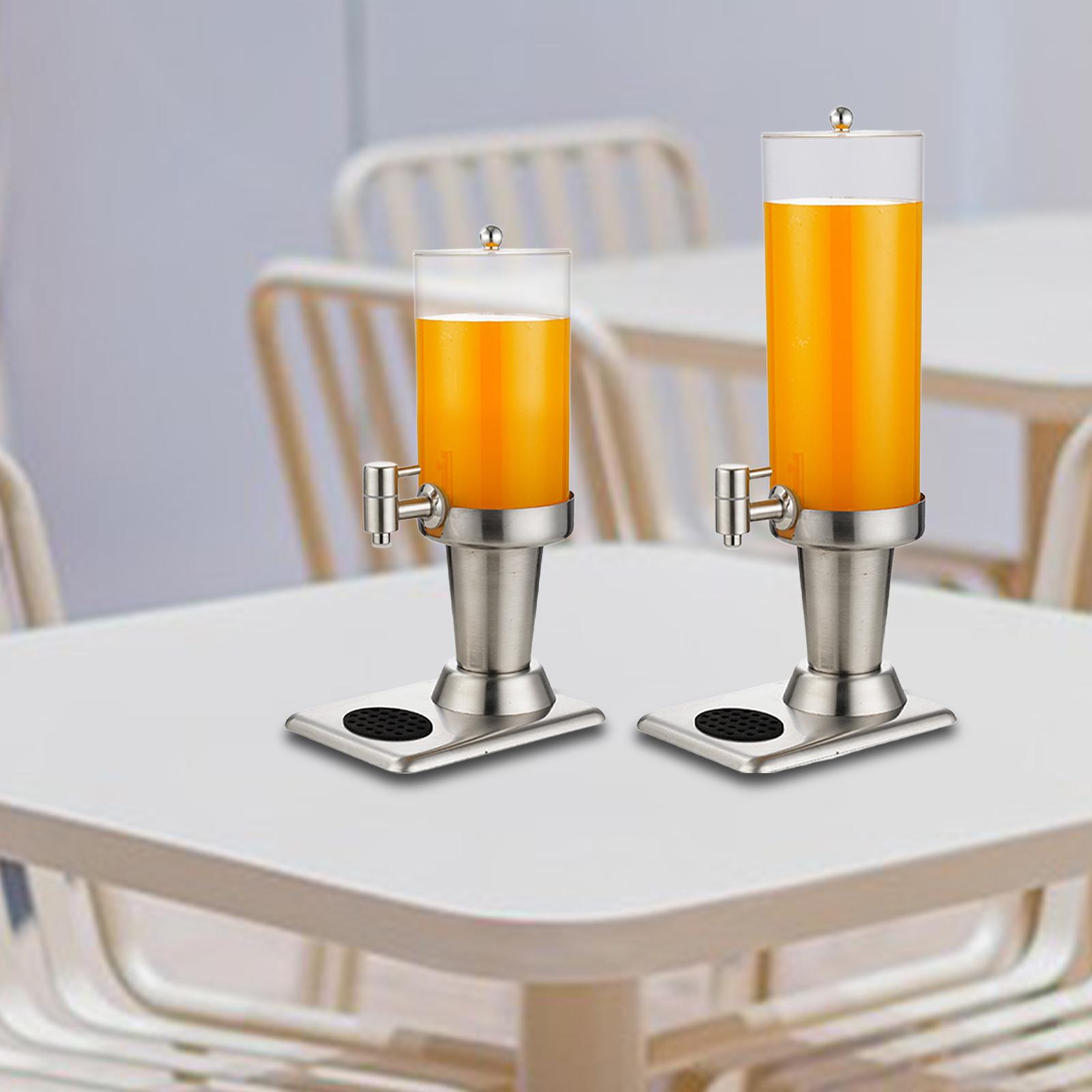 Cold Drink Dispenser - İçecek Dağıtıcı Sürahi Şeffaf Buz Silindiri