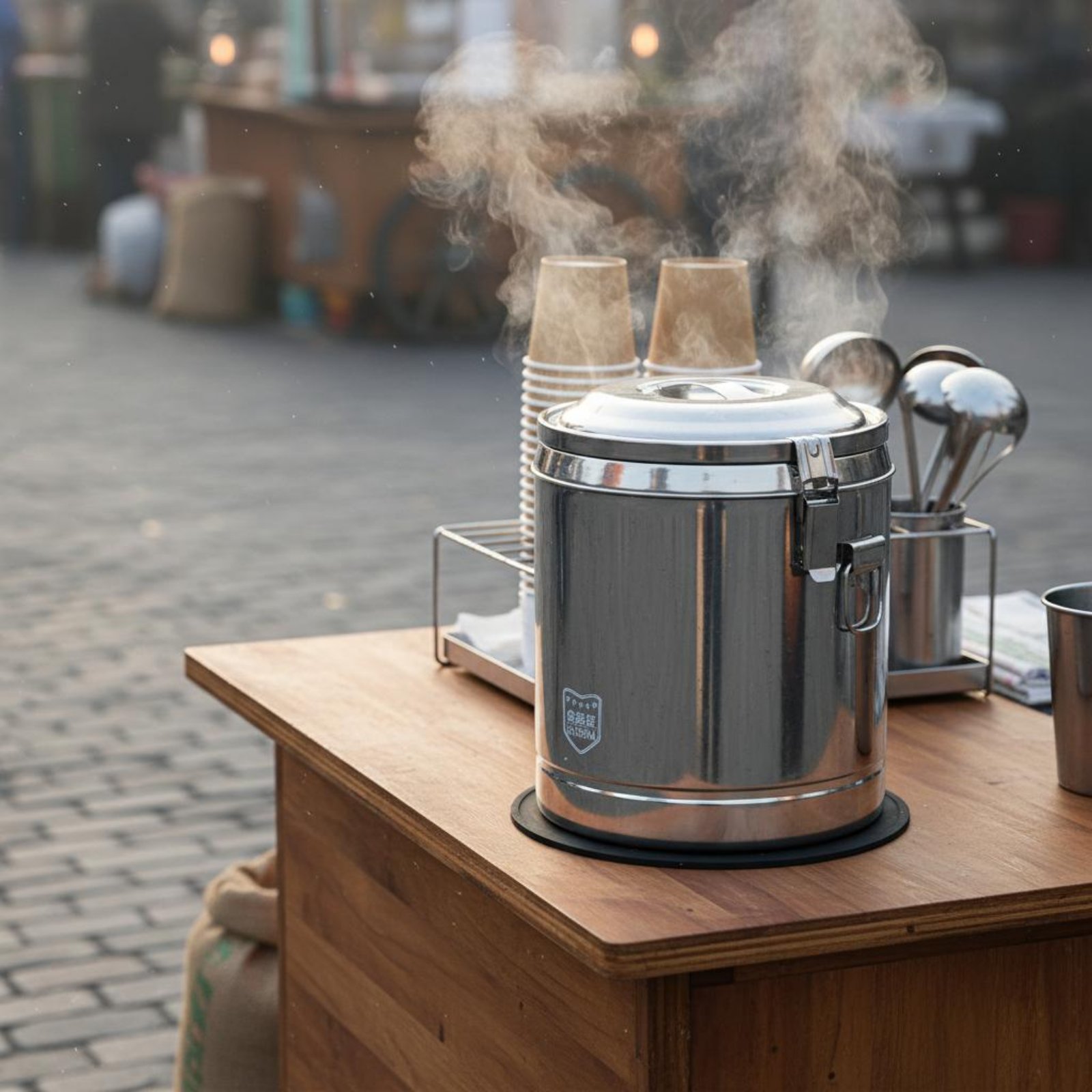 Cold Drink Dispenser - Paslanmaz Çelik Yalıtımlı Varil Sızdırmaz Tasarım