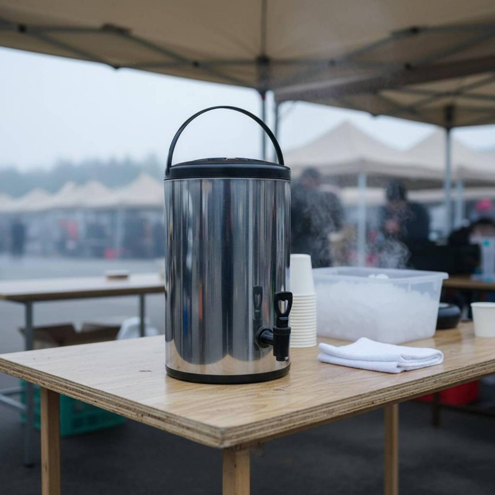 Cold Drink Dispenser - Profesyonel Sütlü Çay Varili Büyük Kapasiteli