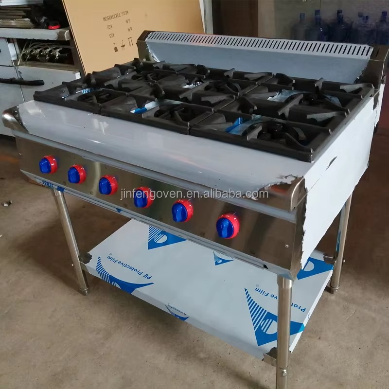 Commercial Kitchen Burner - Ticari Mutfak Ekipmanları Profesyonel 6'lı Ocaklı