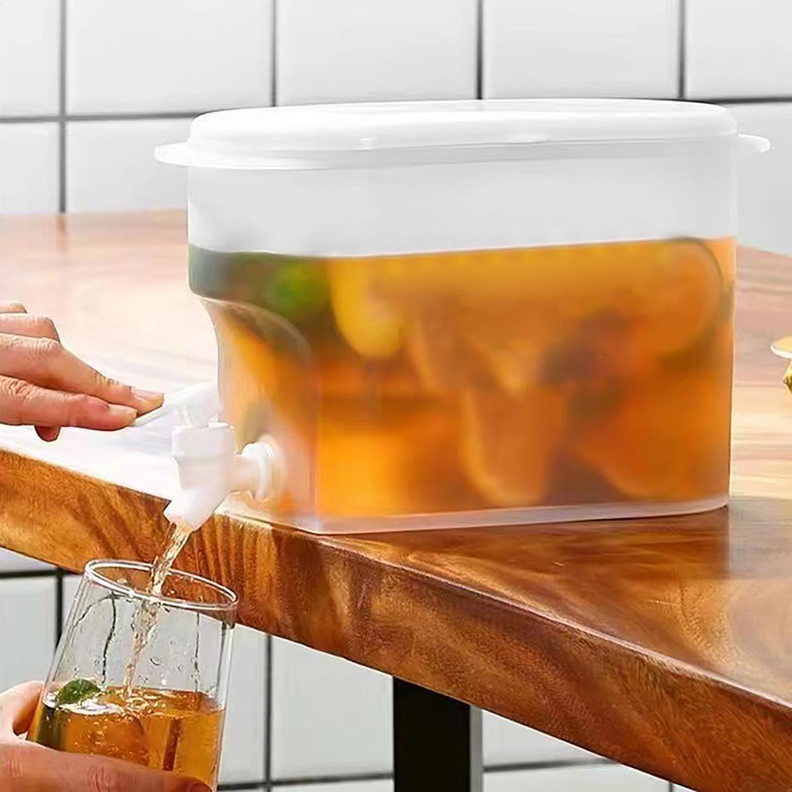Cold Drink Dispenser - Musluklu Soğuk Su Sürahisi 3.5L Buz