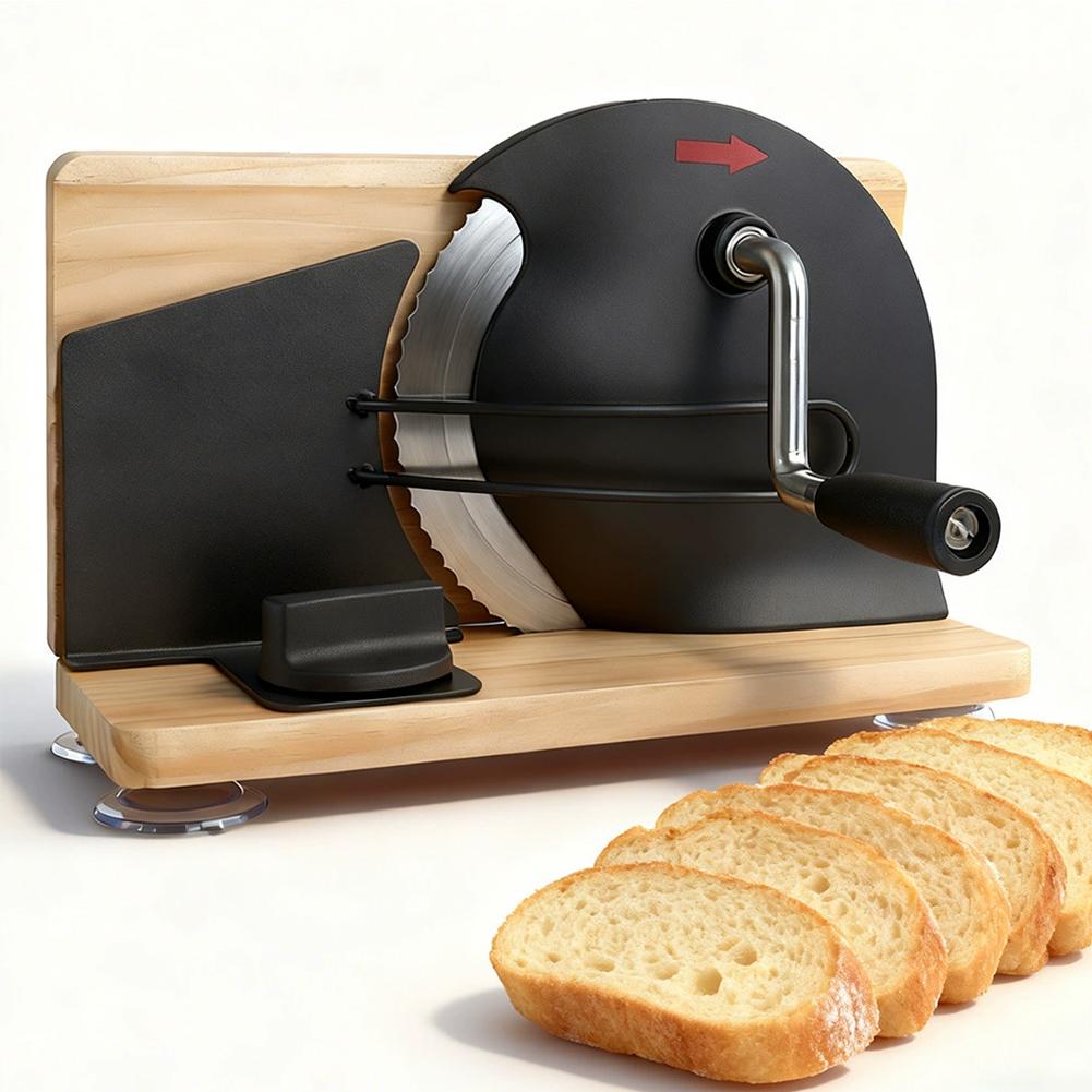 Commercial Bread Slicer - El Kranklı Ekmek Dilimleyici 5-20mm Ayarlanabilir