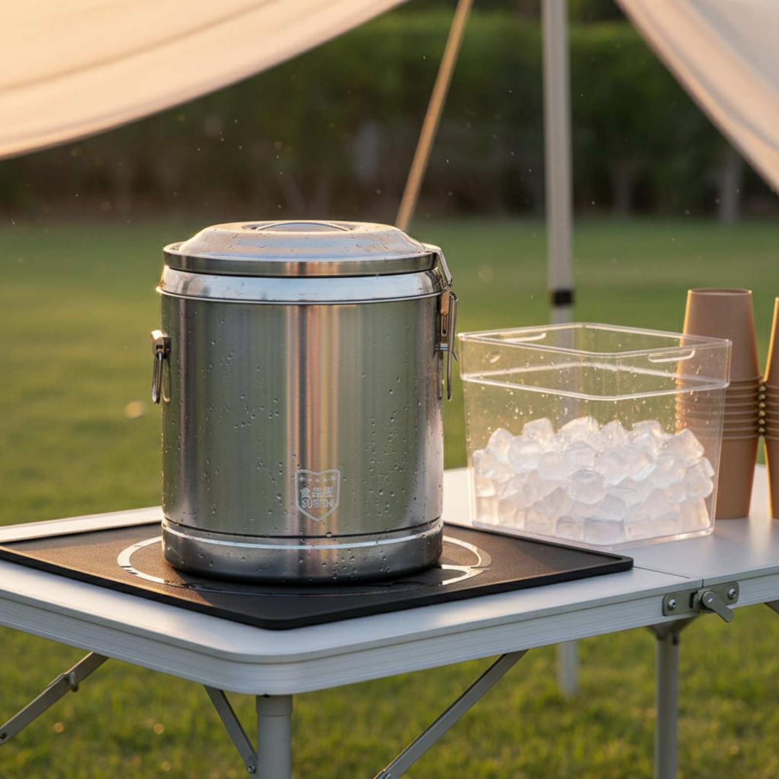 Cold Drink Dispenser - Paslanmaz Çelik Yalıtımlı Varil Üç Katmanlı