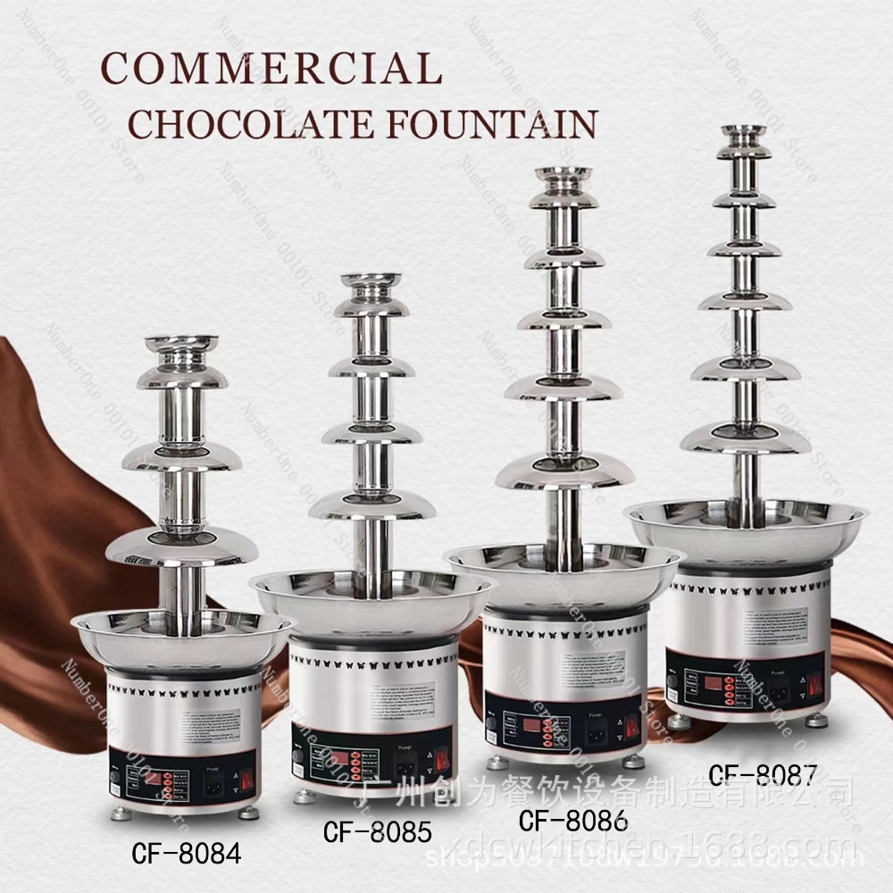 Chocolate Fountain Commercial - 4-7 katmanlı çikolata çeşmesi püskürtme kulesi