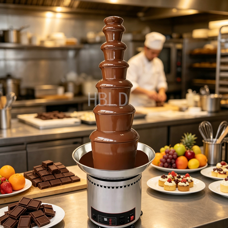 Chocolate Fountain Commercial - Paslanmaz Çelik Çikolata Çeşmesi Şelale Makinesi,