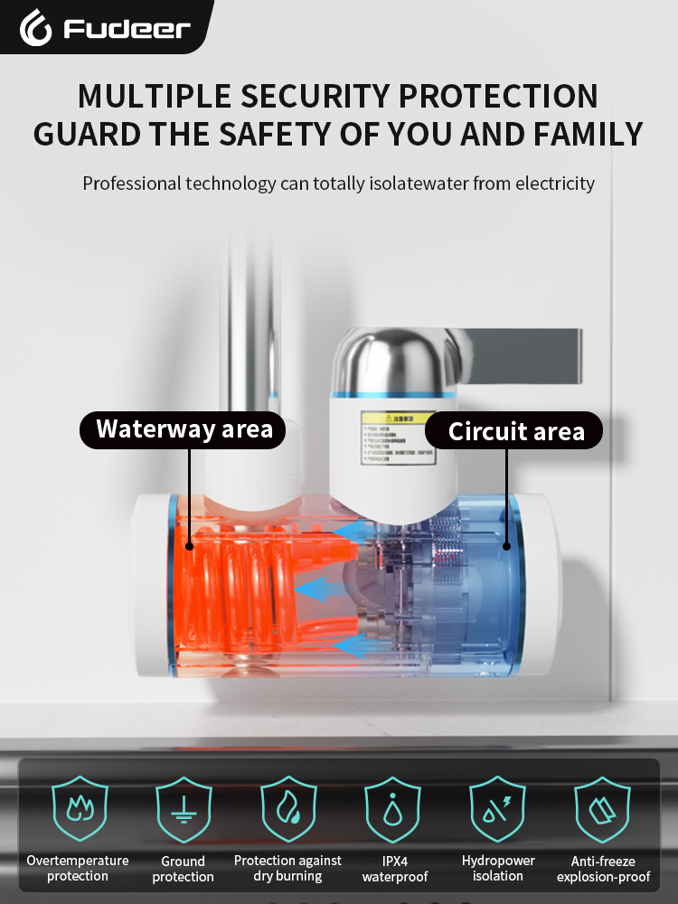 Fudeer Elektrikli Su Isıtıcı 2 - Commercial Kitchen Faucets incelemesi ve fiyatı